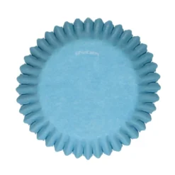 100 Cápsulas Mini Cupcakes Azul Claro - Funcakes