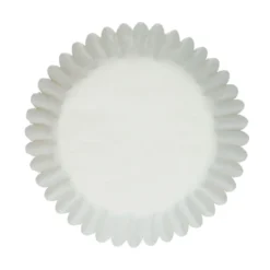 100 Cápsulas Mini Cupcakes Blancas - Funcakes