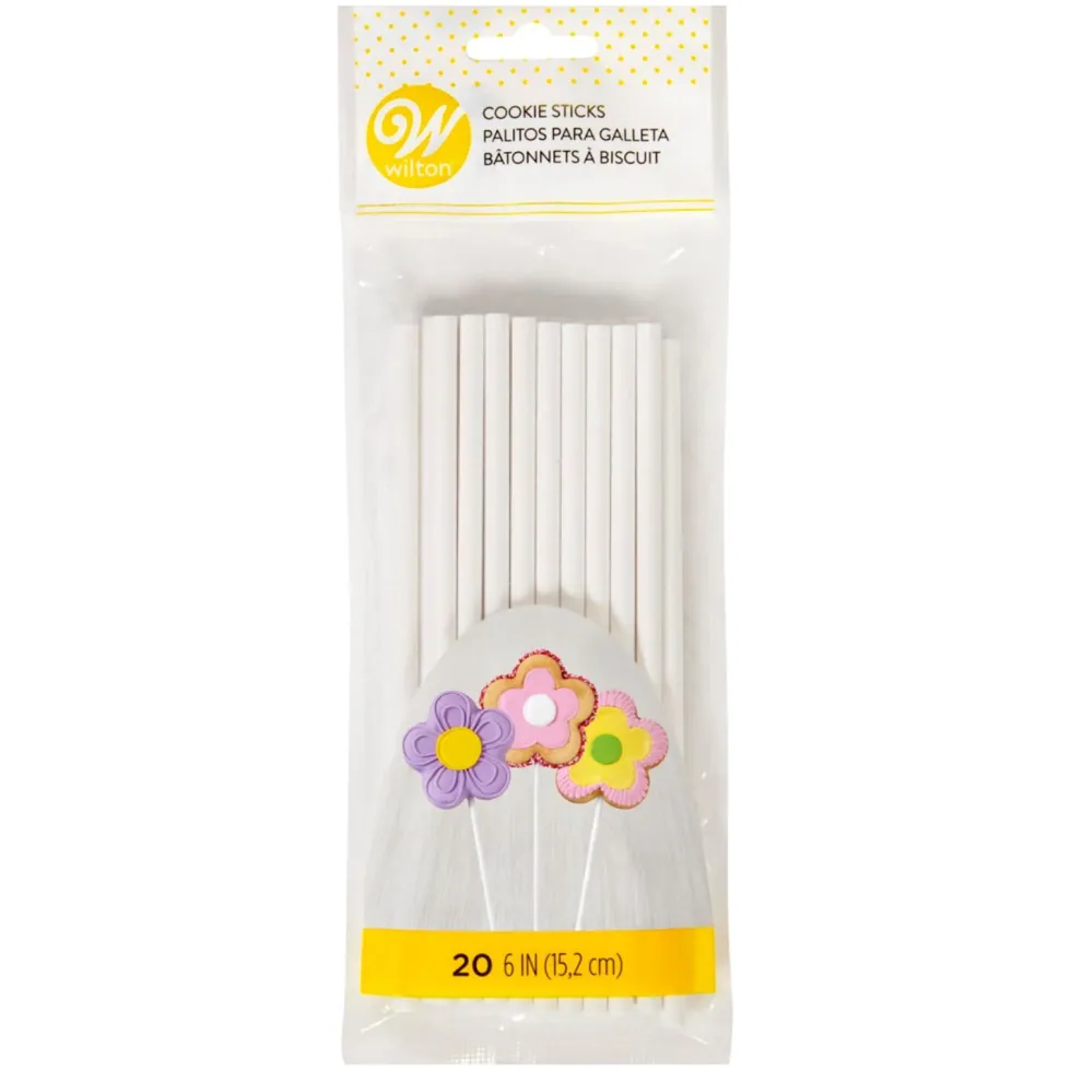 20 Palitos de Piruletas 15 cm - Wilton