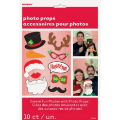 Accesorios para Photocall Navidad 10 Piezas