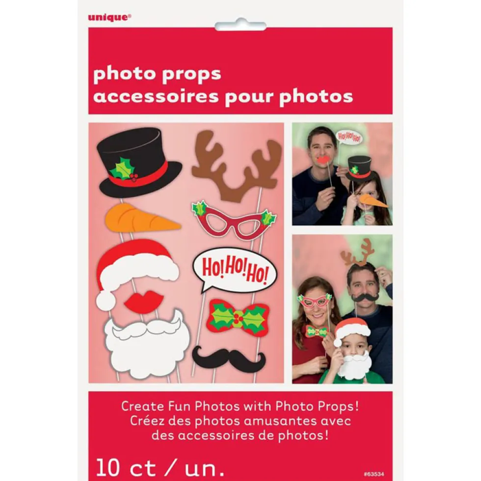 Accesorios para Photocall Navidad 10 Piezas