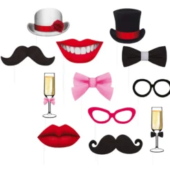 Accesorios para Photocall Party 12 pcs. Gigantes