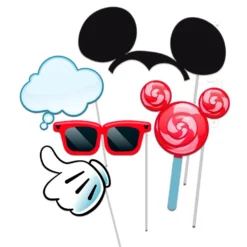 Accesorios Photocall Mickey Mouse 5 piezas