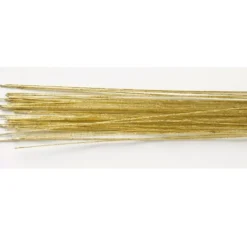 Alambre para flores dorados calibre 24