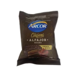 Alfajor Negro con Dulce de Leche 50 gr - Arcor