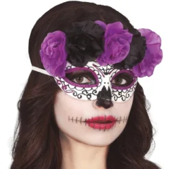 Antifaz Catrina con Flor