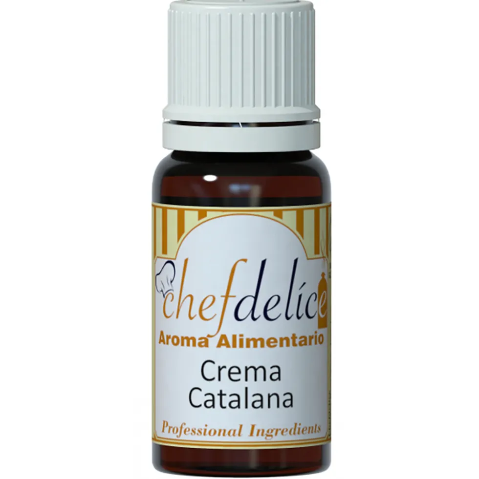 Aroma Concentrado de Crema Catalana 10 ml - Chef Delice