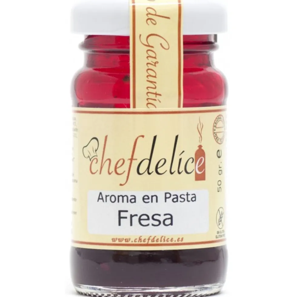 Aroma en Pasta sabor Fresa 50 gr - Chef Delice