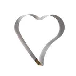 Aro para Tarta Corazón Inclinado 16 x 4,5 cm