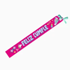 Banda Feliz Cumpleaños Color Fucsia Infantil