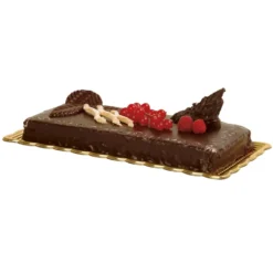 Bandeja Rectangular Dorada PVC 15 x 40 cm - 100 uds