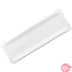 Bandeja Rectangular Blanca 45 x 13 cm - Pastkolor