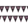Banderín 50 Años Pink Sparkling 4 Metros