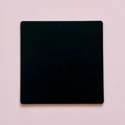 Base Cuadrada Negra de Madera 40 cm 2 ud