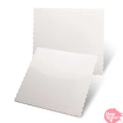 Base Cuadrada Blanca - 20 cm x 3 mm Grosor