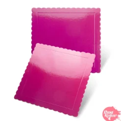 Base Cuadrada Fucsia - 30 cm / 3 mm Grosor