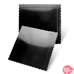 Base Cuadrada Negra - 30 cm / 3 mm Grosor