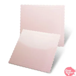 Base Cuadrada Rosa Bebé - 30 cm / 3 mm Grosor