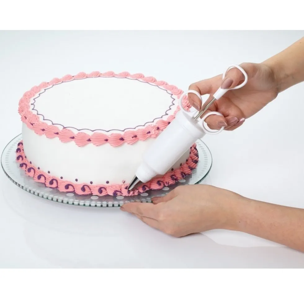 Base giratoria de Cristal para decorar y presentar tartas 30 cm
