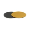 Base para Roscón de Reyes Negro/Oro 22,5 cm