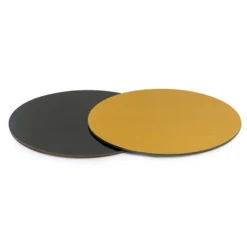 Base para Roscón de Reyes Negro/oro 30 cm