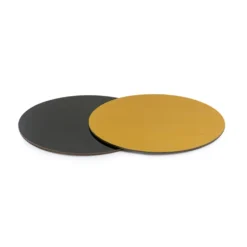 Base para Roscón de Reyes Negro/oro 25 cm