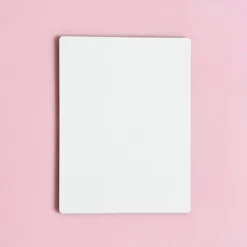 Base Rectangular Blanca de Madera 35 x 25 cm 2 ud