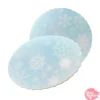 Base Redonda Copos de Nieve - 25 cm x 3 Mm Grosor