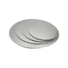 Base Redonda para Tarta Plateada 25 cm