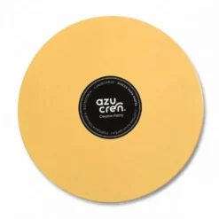 Base Rígida Redonda Oro Mate 25 cm x 3 mm