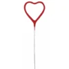 Bengala Corazón Rojo 18 cm