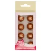 Bolas de Chocolate Bronce / Oro 8 ud Funcakes