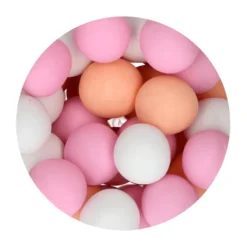 Bolas Crujientes de Chocolate Peachy Pink 130 gr - Funcakes