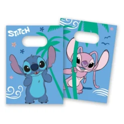 Bolsas de Papel Stitch y Angel 4 ud