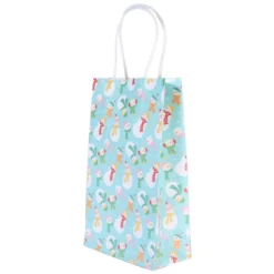 Bolsas de Papel para Dulces Muñeco de Nieve 4 ud
