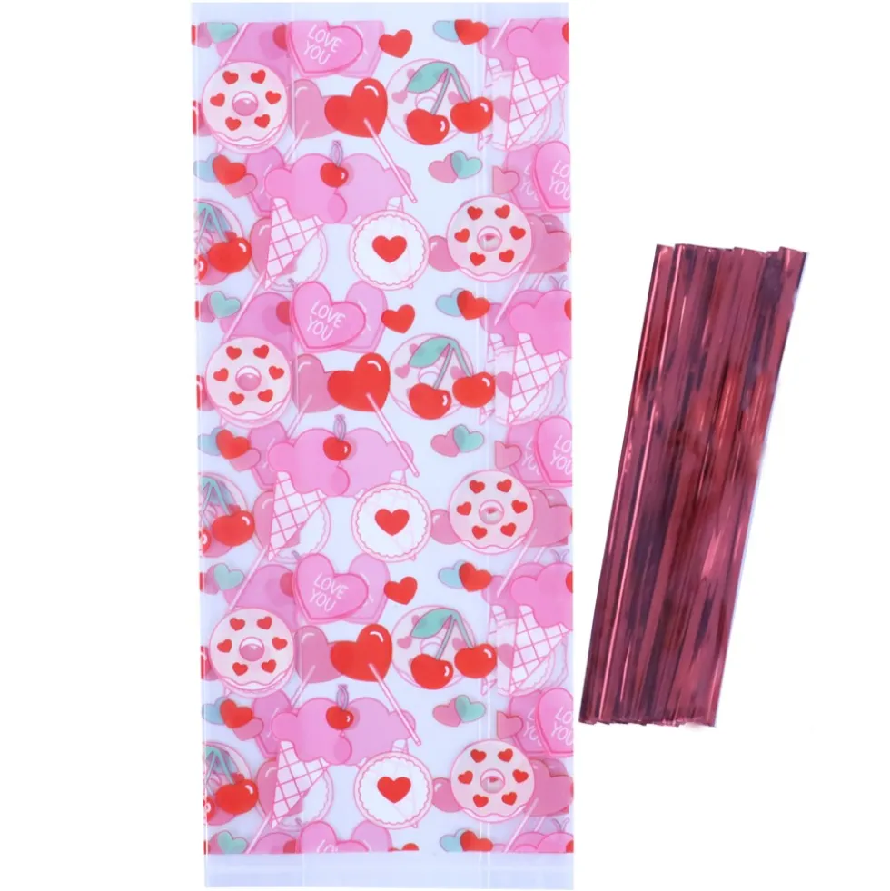 Bolsas para dulces Hello Valentine 20 ud - PME