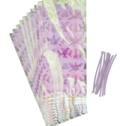 Bolsas para Dulces Iridiscentes Bunny 10 ud
