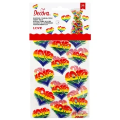 Bolsas para Dulces Love Arcoiris 20 ud - DECORA