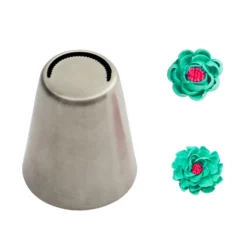 Boquilla de Acero Inoxidable - Pétalo Grande Dentado