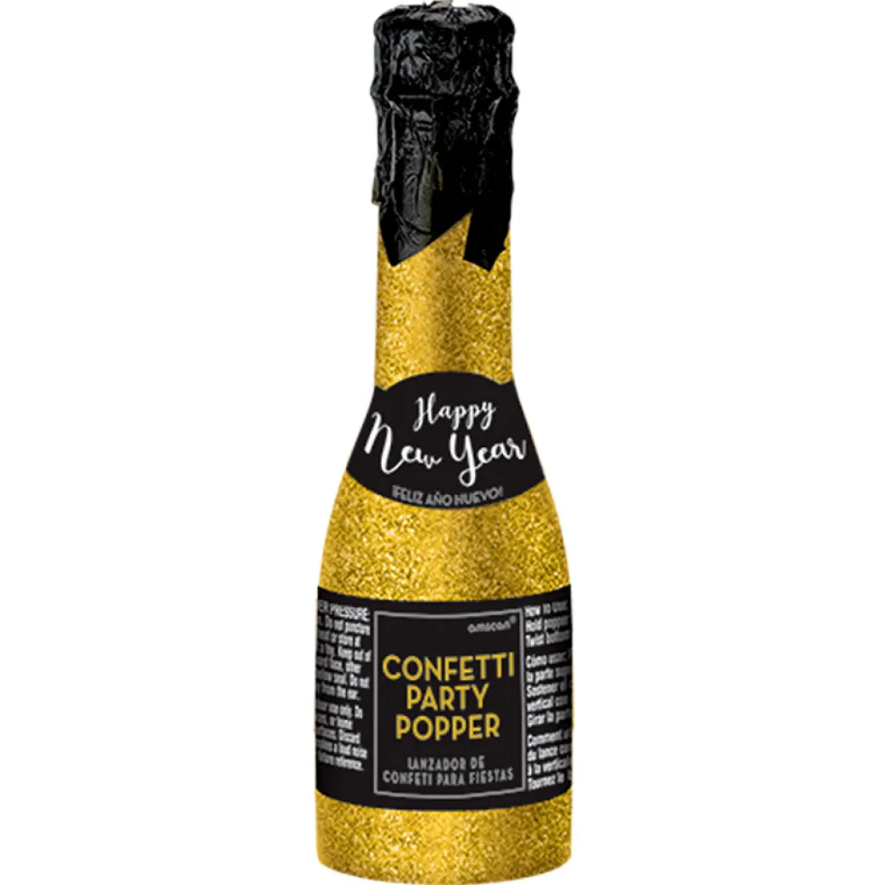 Botella Lanza Confeti Happy New Year