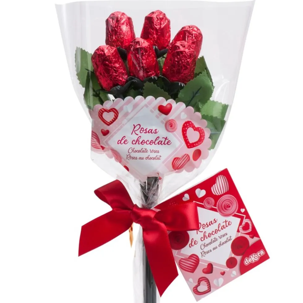 Bouquet Rosas de Chocolate 30 gr