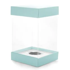 Caja para Huevo de Pascua Deluxe Azul Bebé 22 cm 750 gr