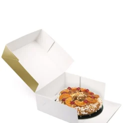 Caja para Roscón de Reyes Frontal Abatible 35 cm