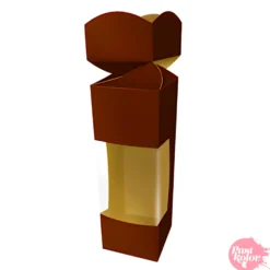 Caja para Bombones y Macarons con Ventana