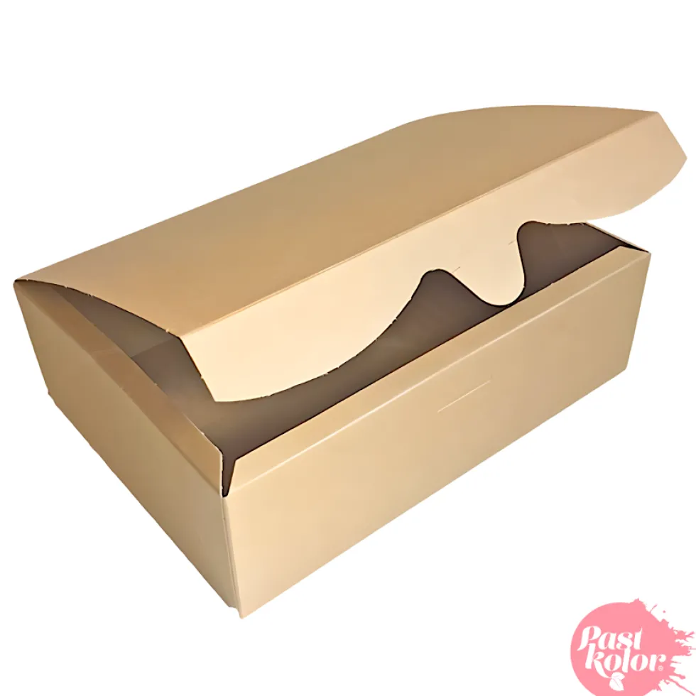 Caja para Galletas Kraft - 20,2 x 15,7 x 6 cm