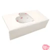 Caja para Galletas Reversible - Blanca y Corazones 18 cm