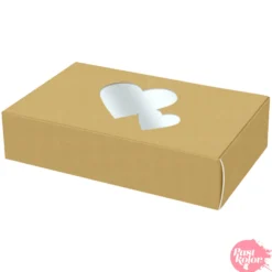 Caja para Galletas Reversible con Corazones 18 cm