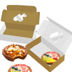Caja para Galletas Reversible con Corazones 18 cm