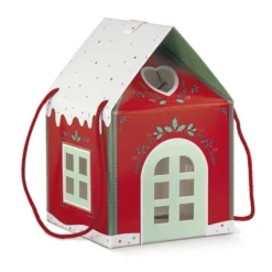 Caja para Panettone con Cuerda Red Little