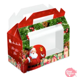 Caja Picnic con Asa y Ventana - Navidad